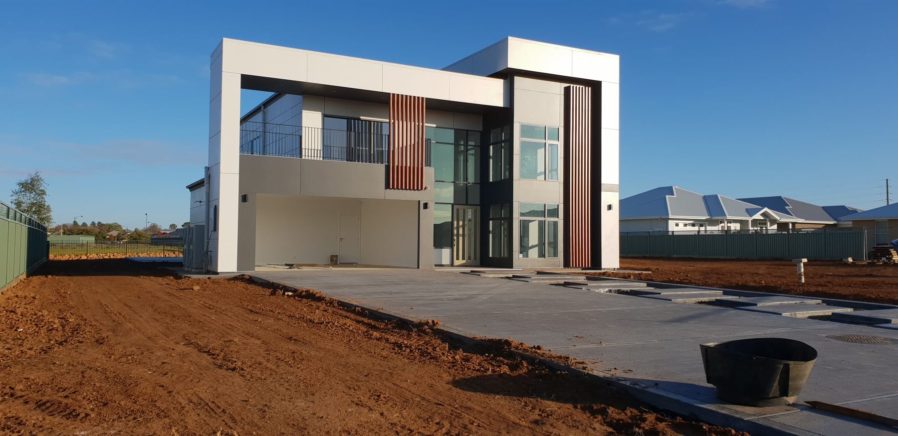 Commercial building exterior